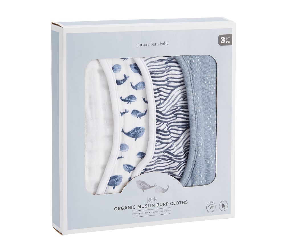 Organic muslin burp cloths 2025